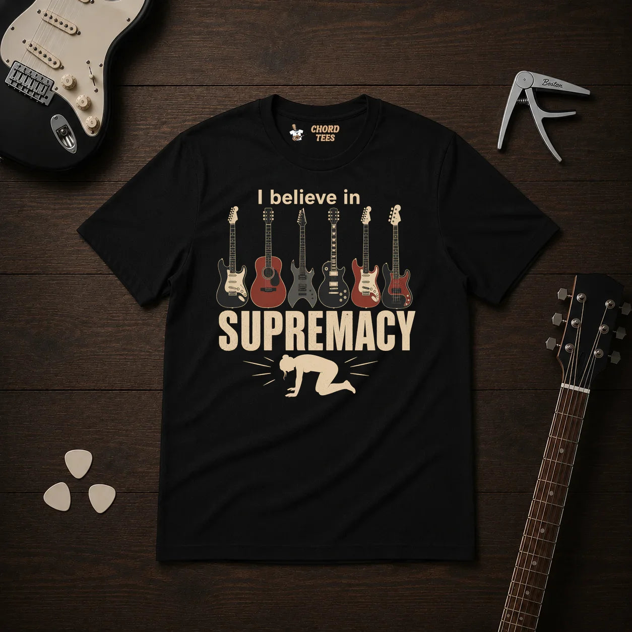 I Believe In Guitar Supremacy T-Shirt