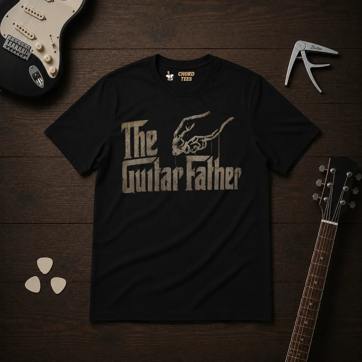 The Guitar Father T-Shirt