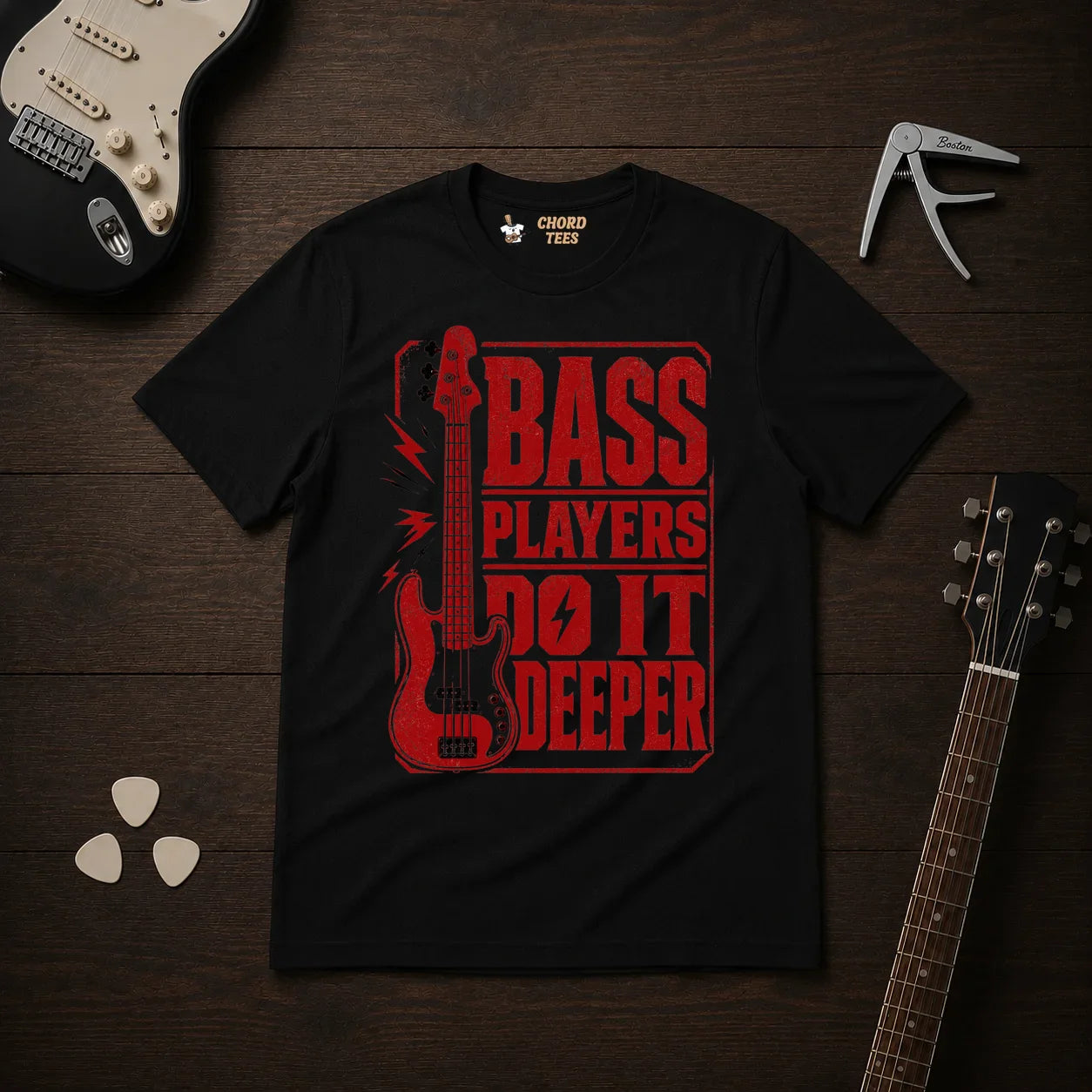 Bass Players Do It Deeper T-Shirt