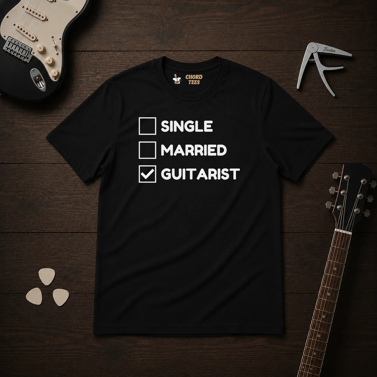Single Married Guitarist T-Shirt