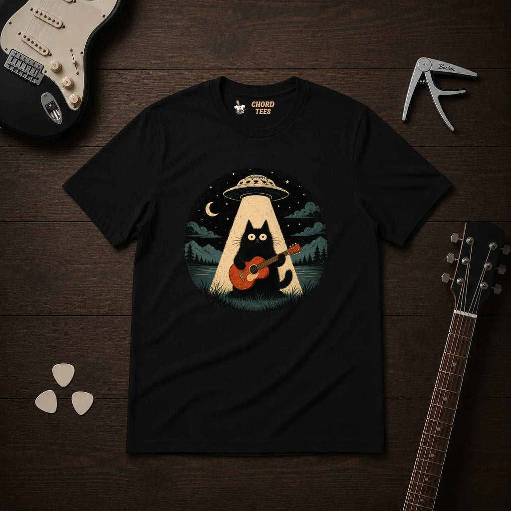 Cat UFO T-Shirt