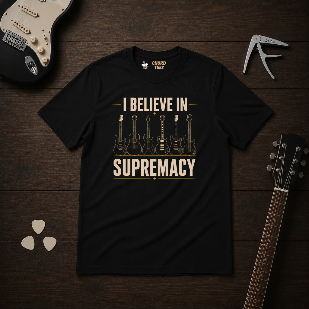 I Believe In Guitar Supremacy T-Shirt
