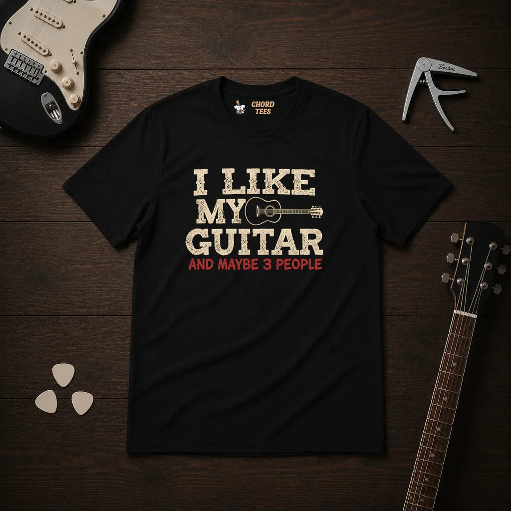I Like My Guitar T-Shirt