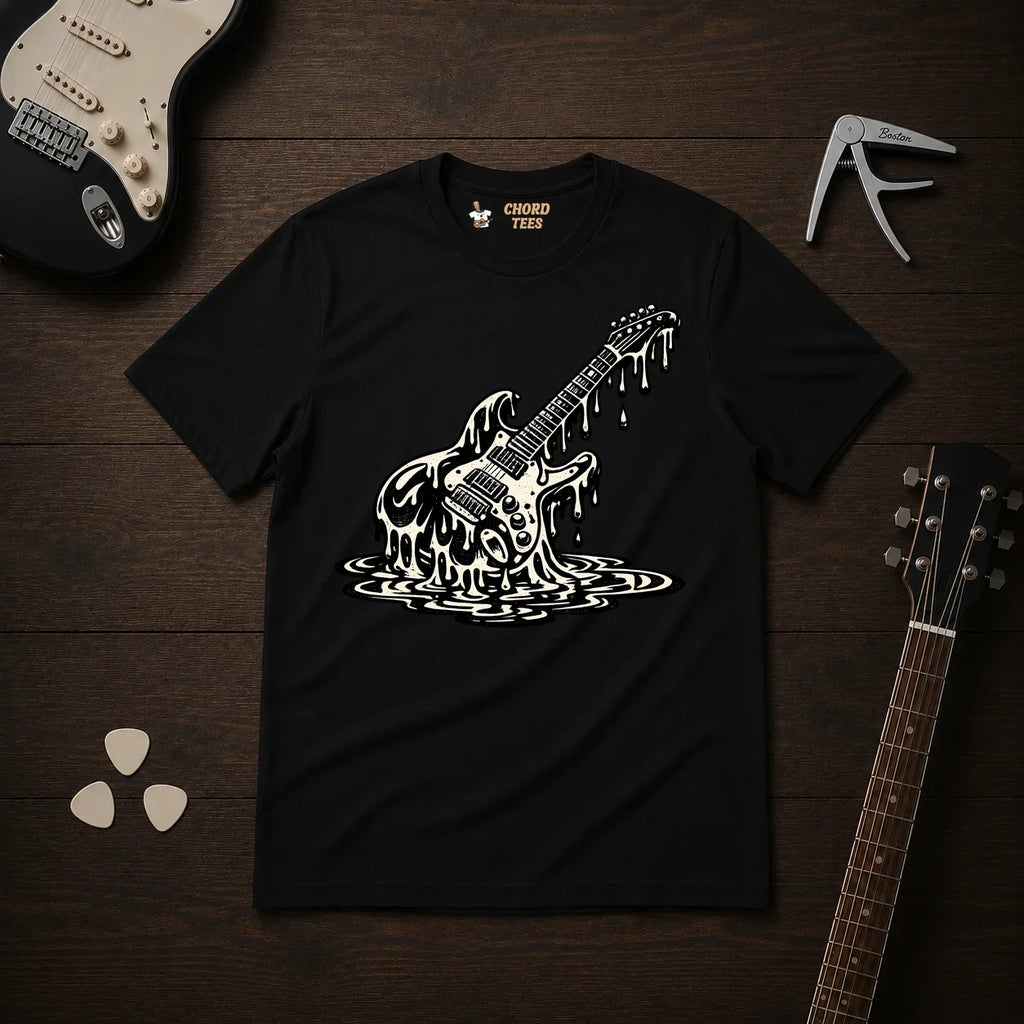 Melting Guitar T-Shirt