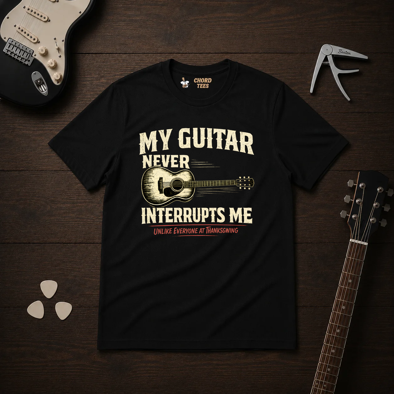 My Guitar Never T-Shirt