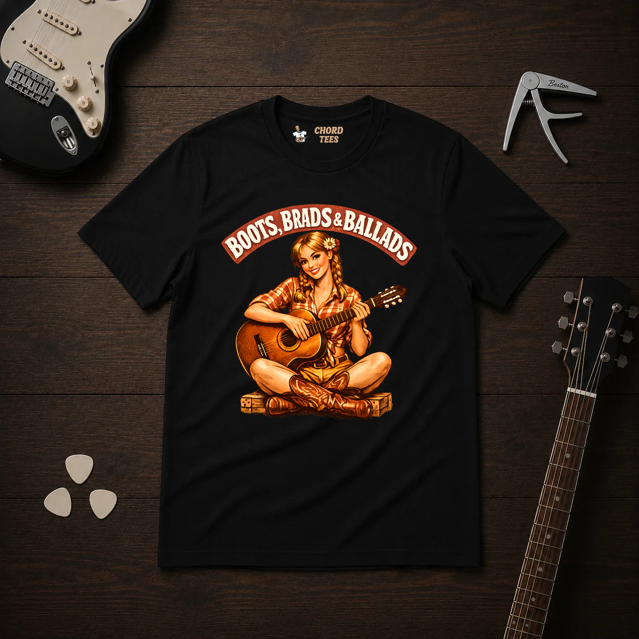 Boots Brads Ballads T-Shirt