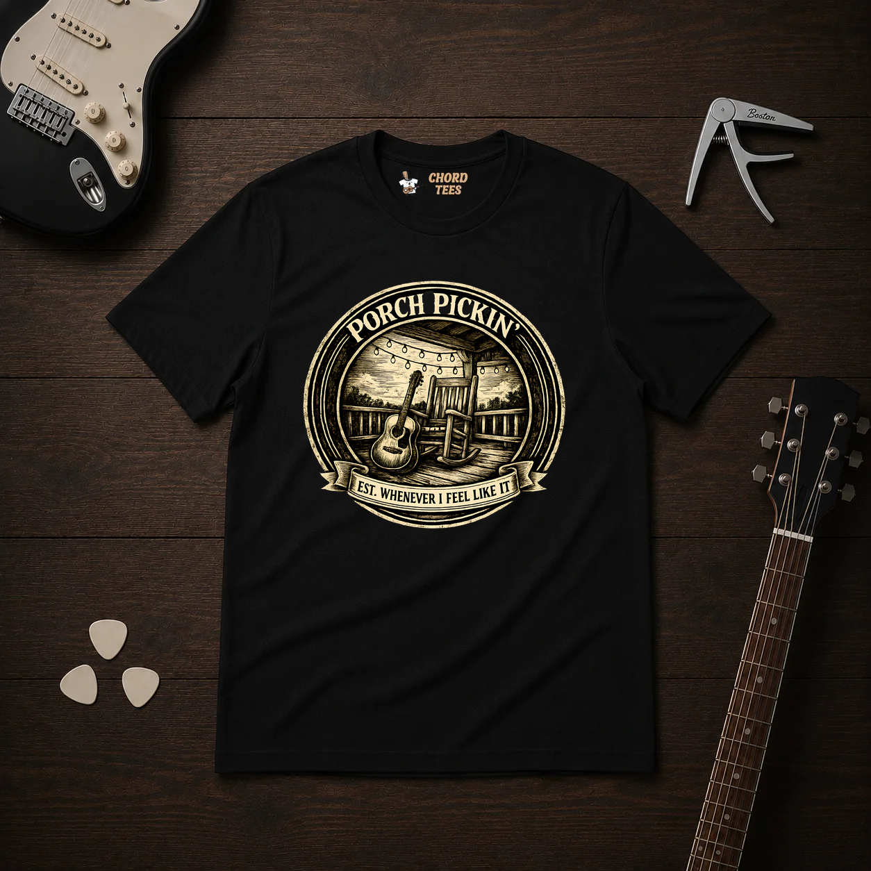 Porch Pickin' T-Shirt