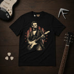 Lincoln Playing Guitar T-Shirt