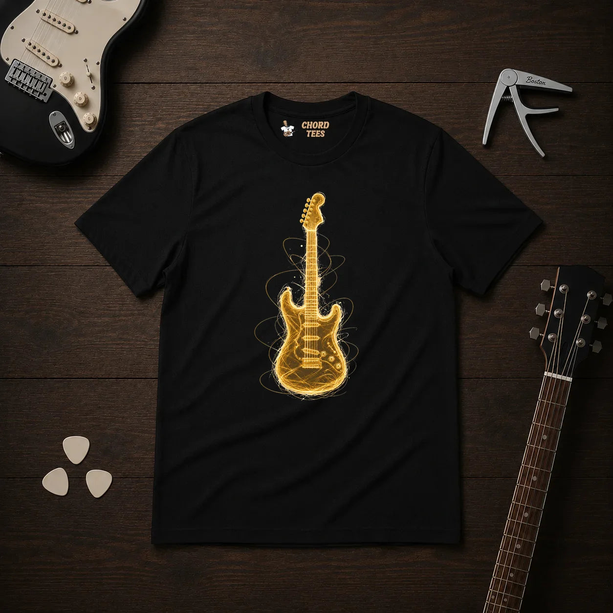 Golden Guitar T-Shirt