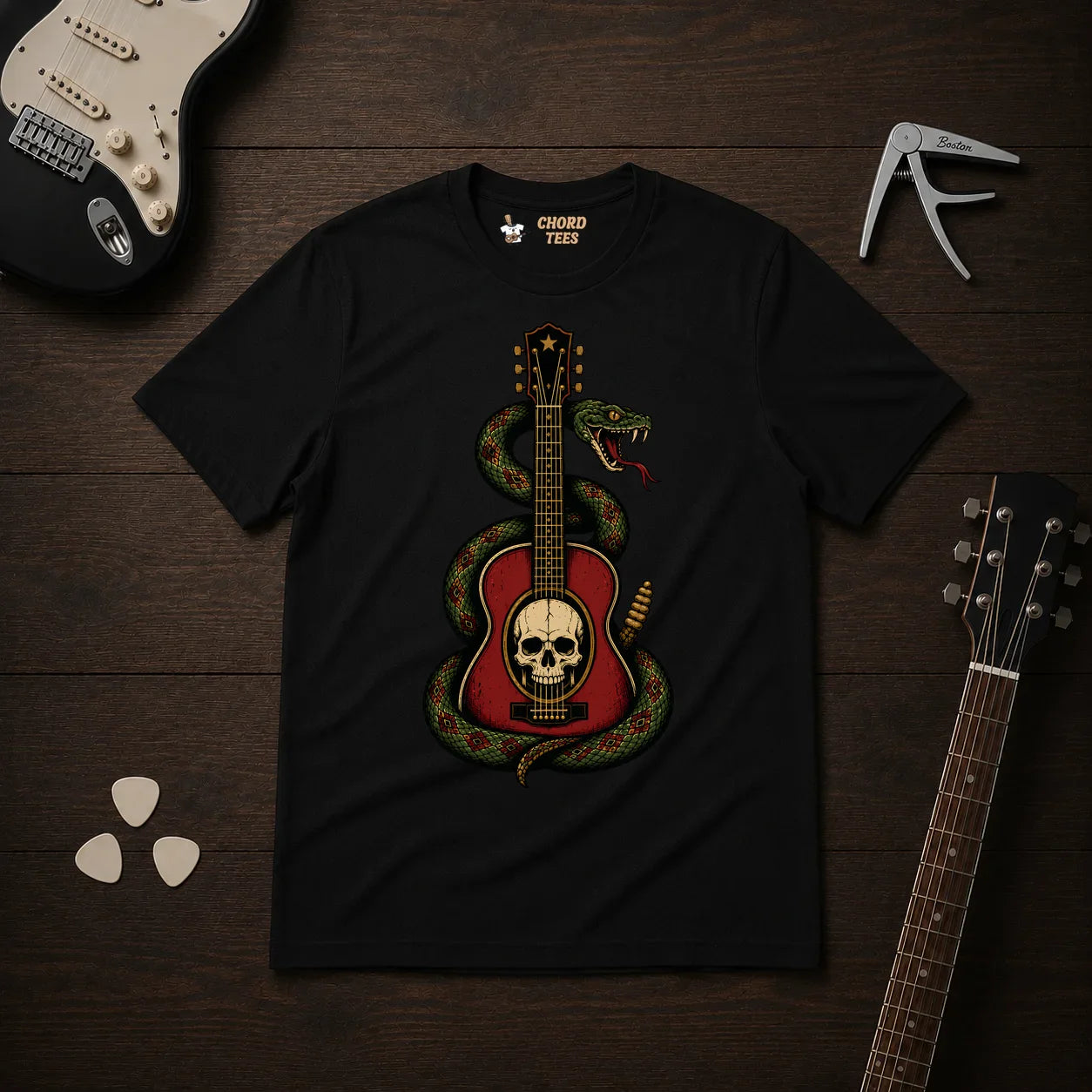 Guitar Snake T-Shirt