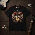 Rock On Acoustic Style T-Shirt