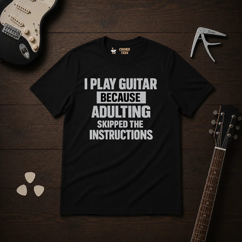 I Play Guitar Because T-Shirt