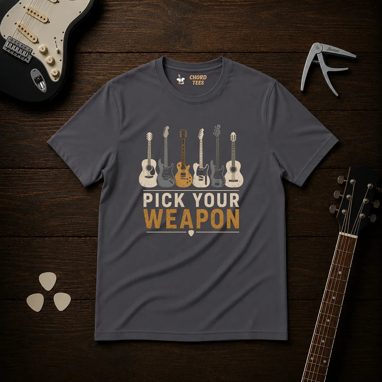 Pick Your Weapon T-Shirt