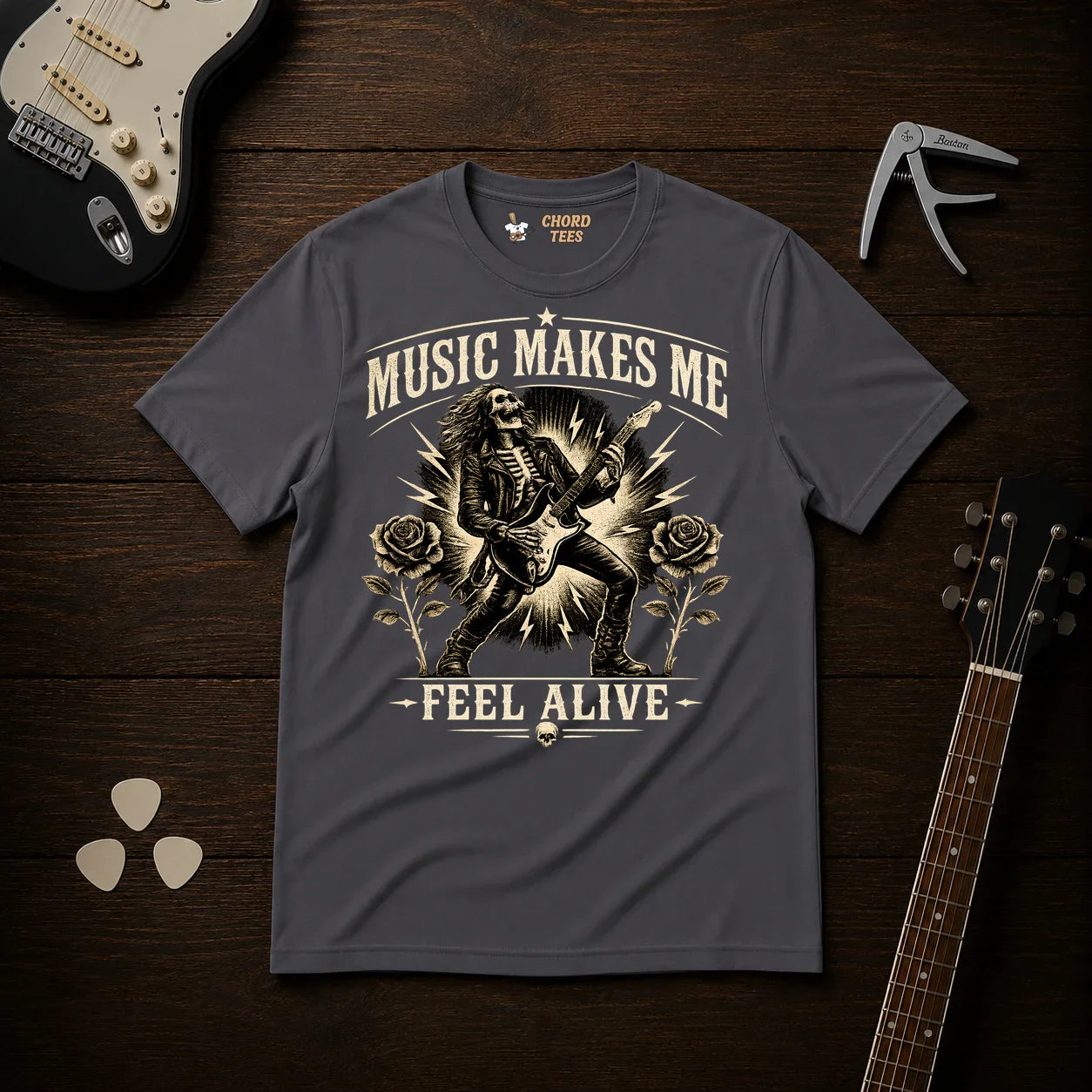 Music Makes Me Feel Alive T-Shirt