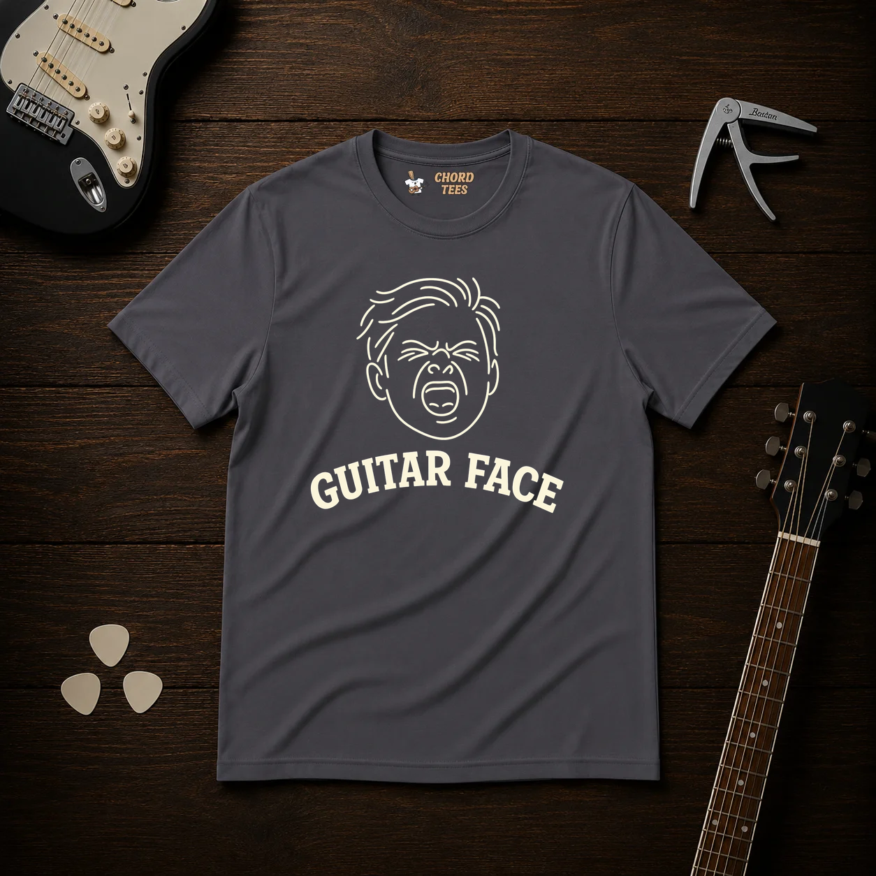 Guitar Face T-Shirt