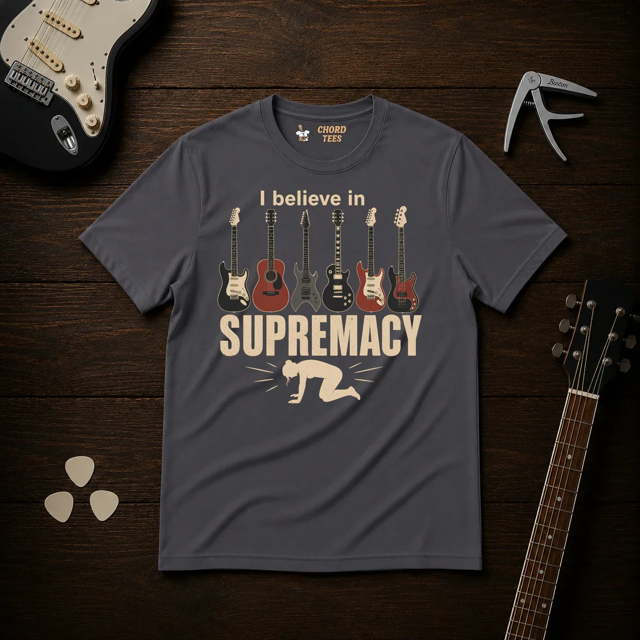 I Believe In Guitar Supremacy T-Shirt
