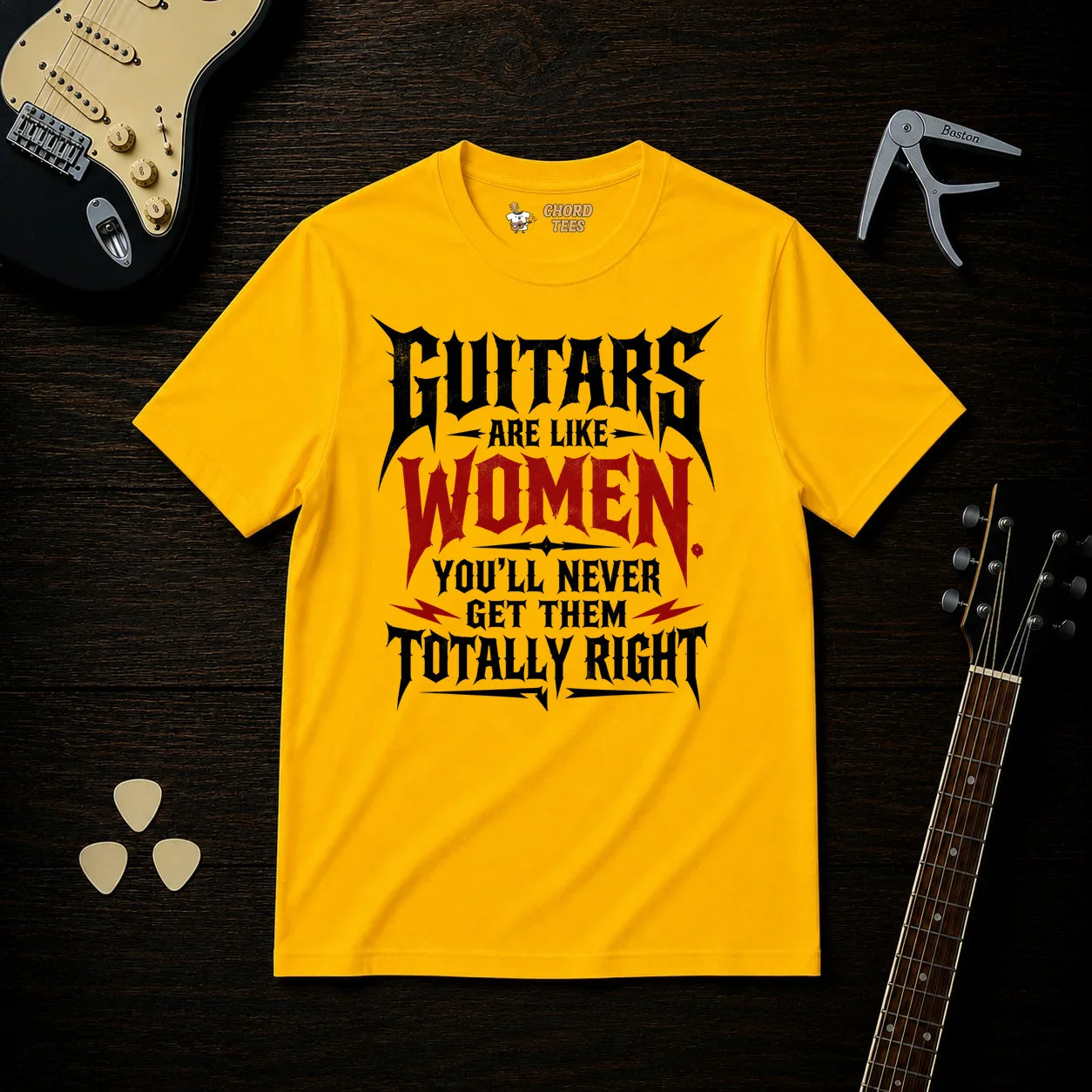 Guitars Are Like Women T-Shirt