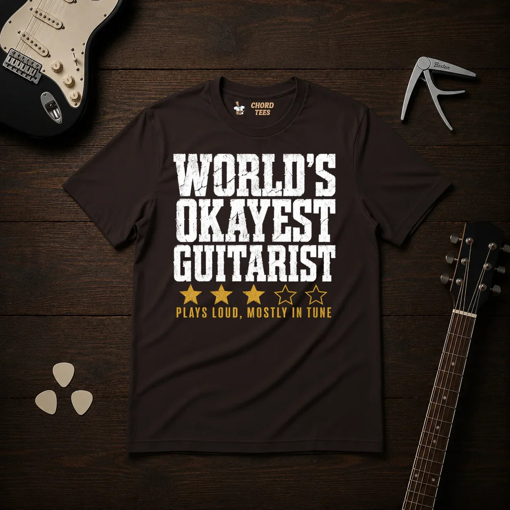 World's Okayest Guitarist T-Shirt