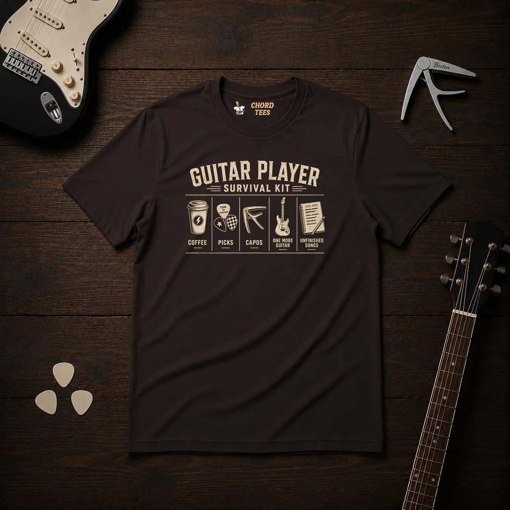 Guitar Player Survival Kit T-Shirt