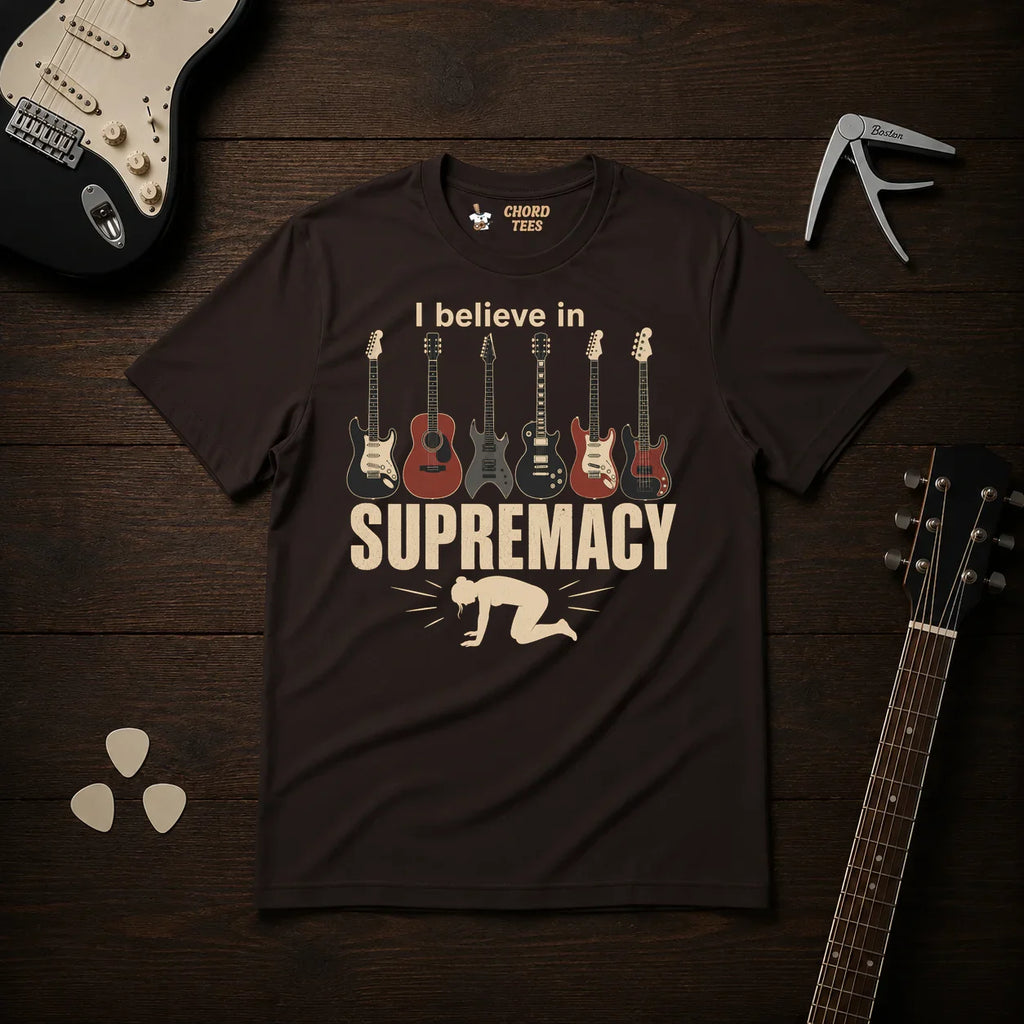 I Believe In Guitar Supremacy T-Shirt