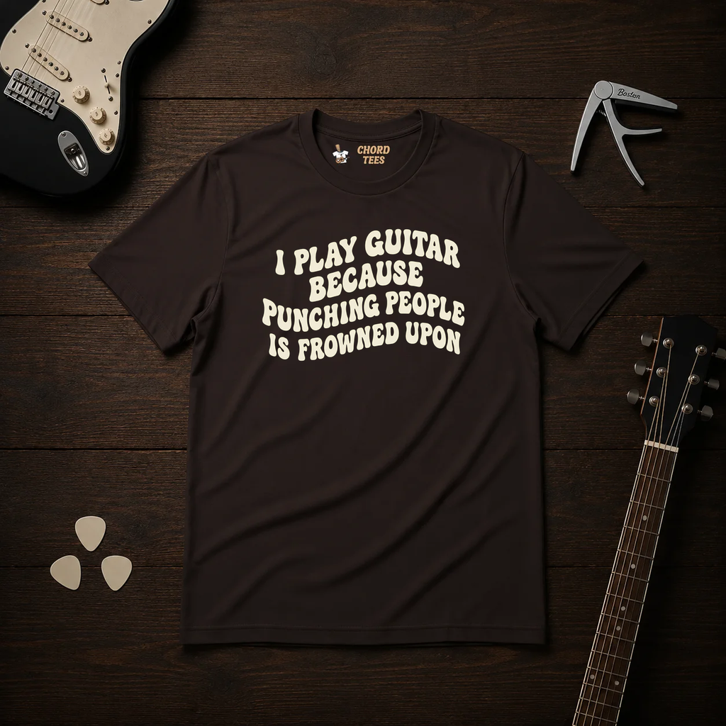 I Play Guitar Because T-Shirt