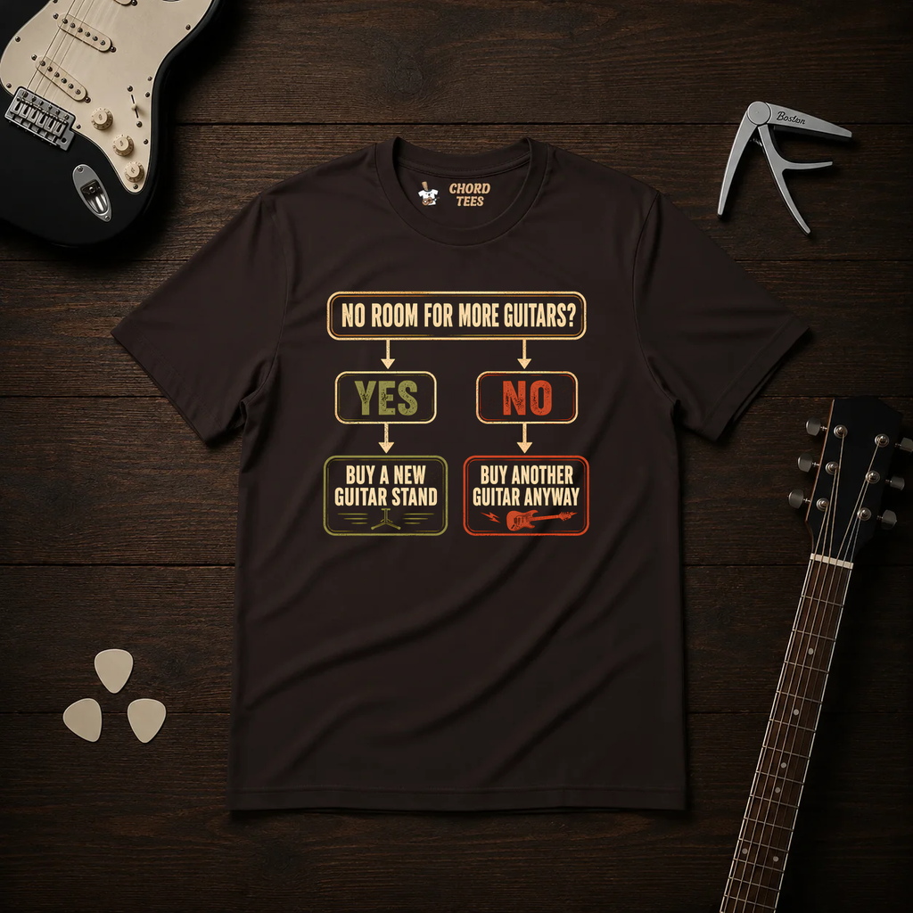 No Room For More Guitars T-Shirt