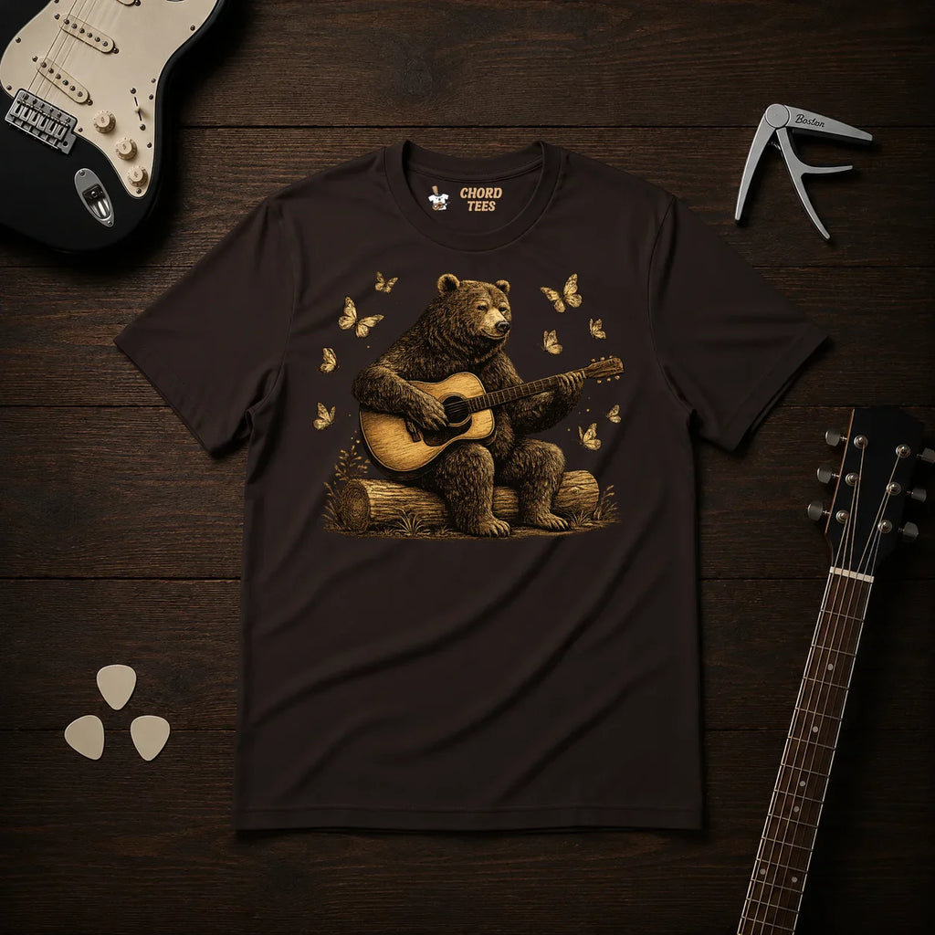 Bear Playing Guitar T-Shirt