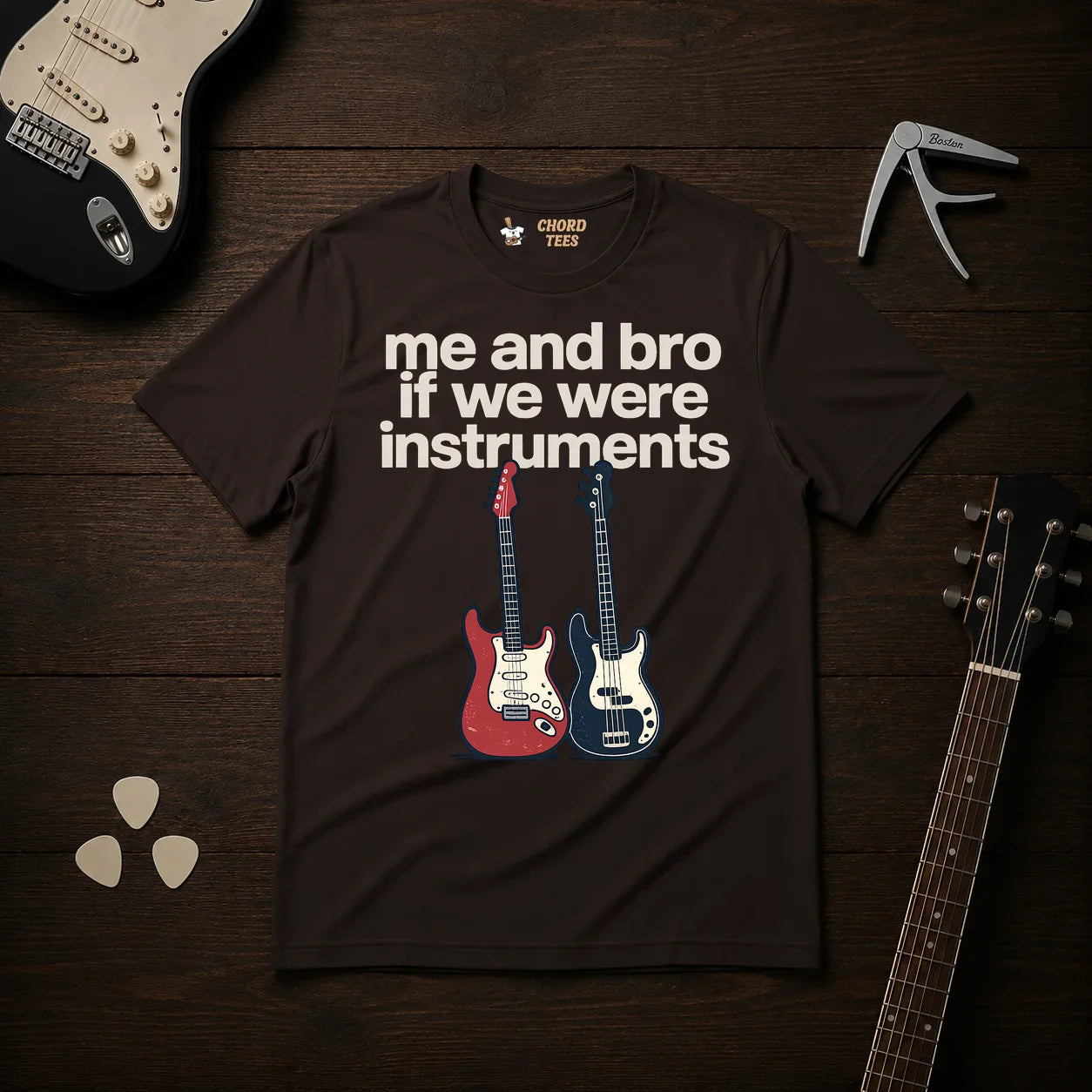Me And Bro If We Were Instruments T-Shirt