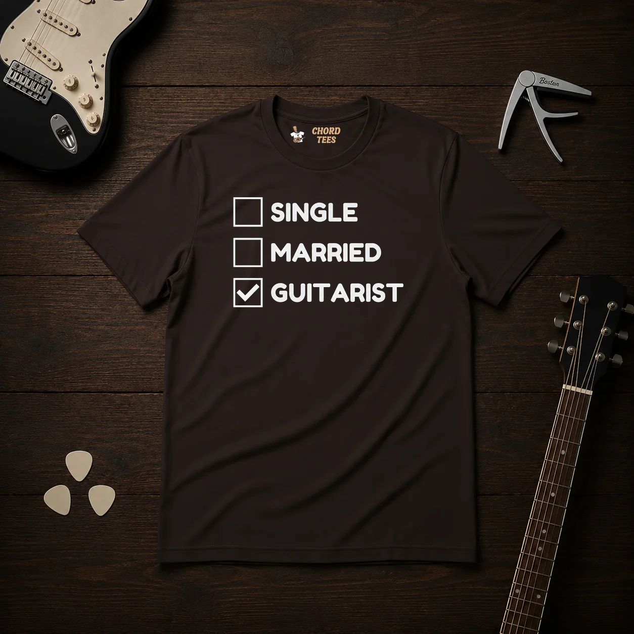 Single Married Guitarist T-Shirt