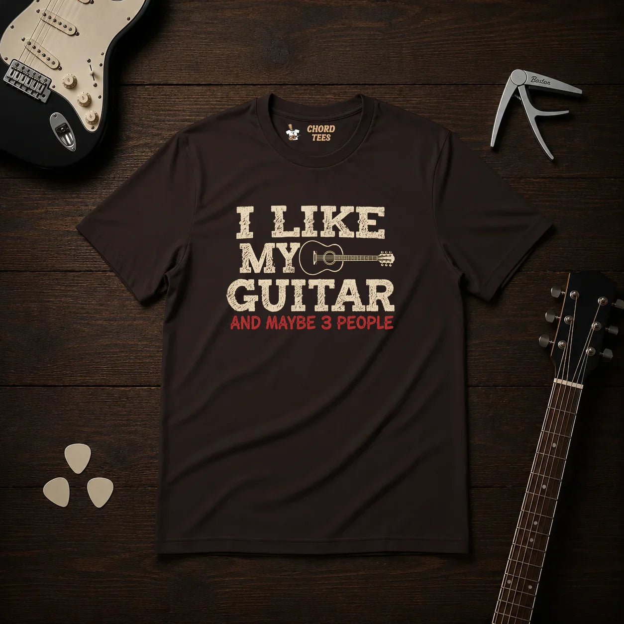 I Like My Guitar T-Shirt