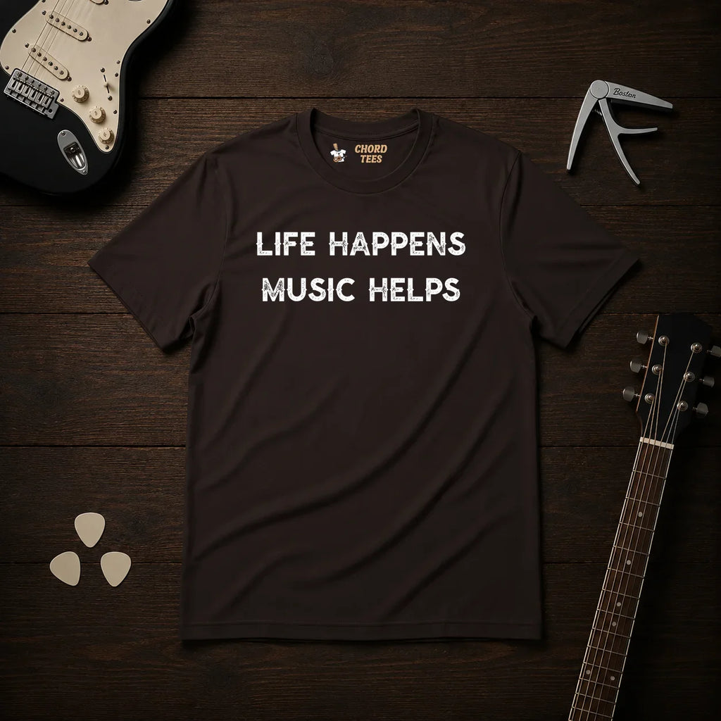 Life Happens Music Helps T-Shirt