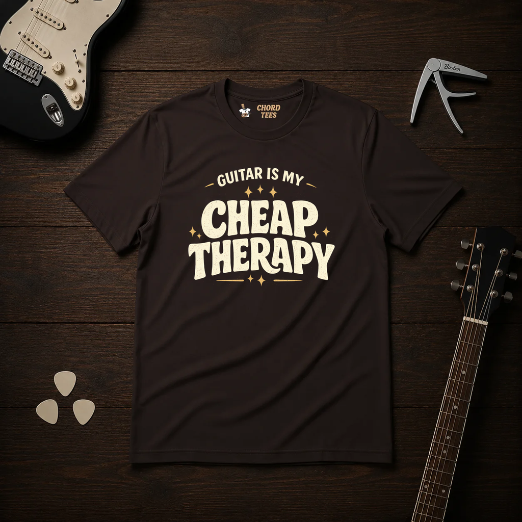 Guitar Is My Cheap Therapy T-Shirt