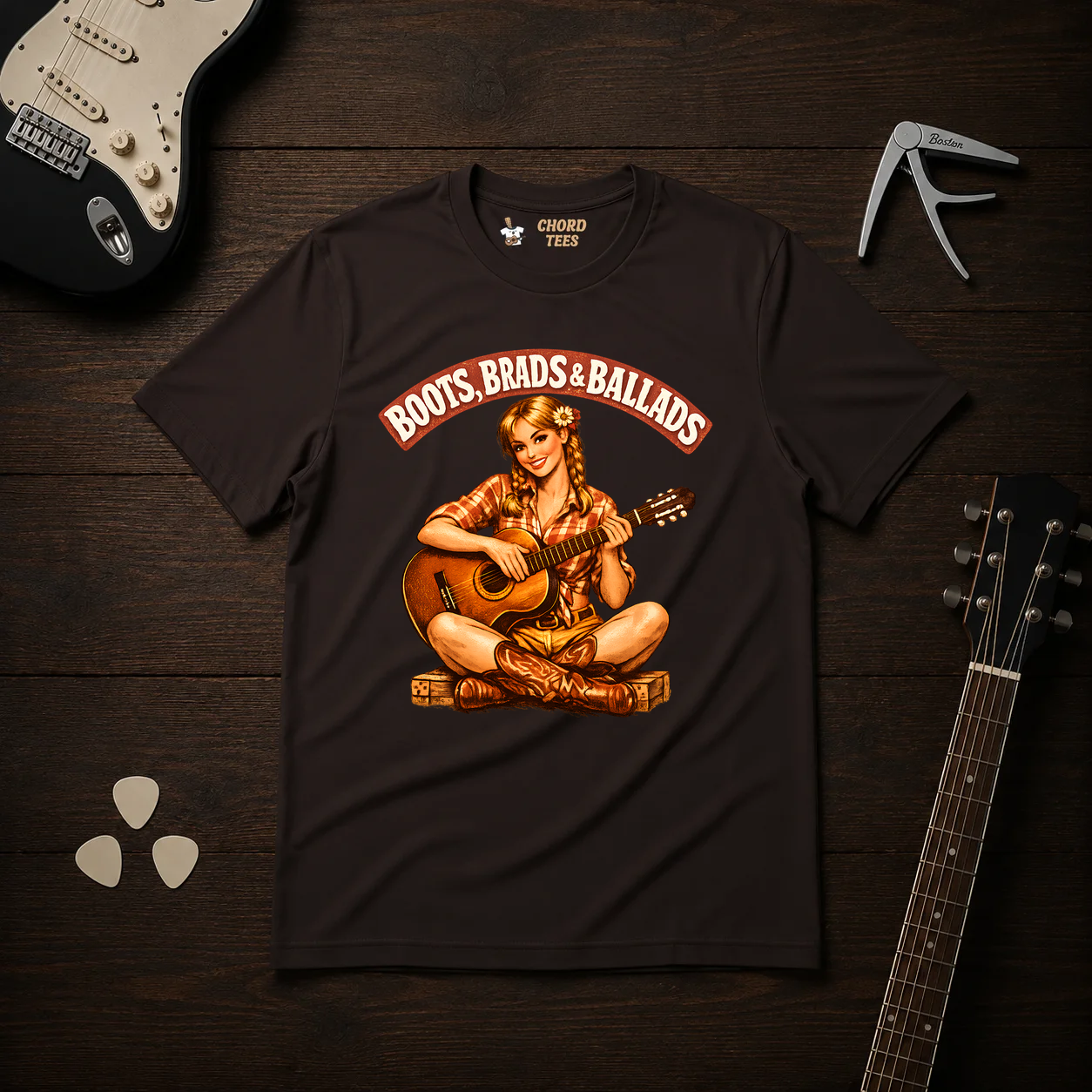 Boots Brads Ballads T-Shirt