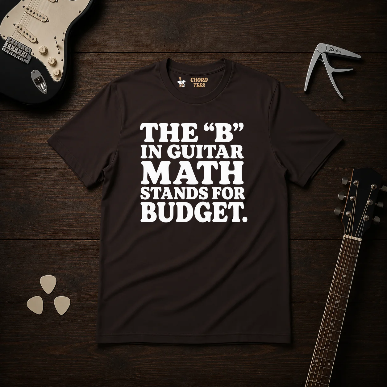 The B In Guitar Math T-Shirt