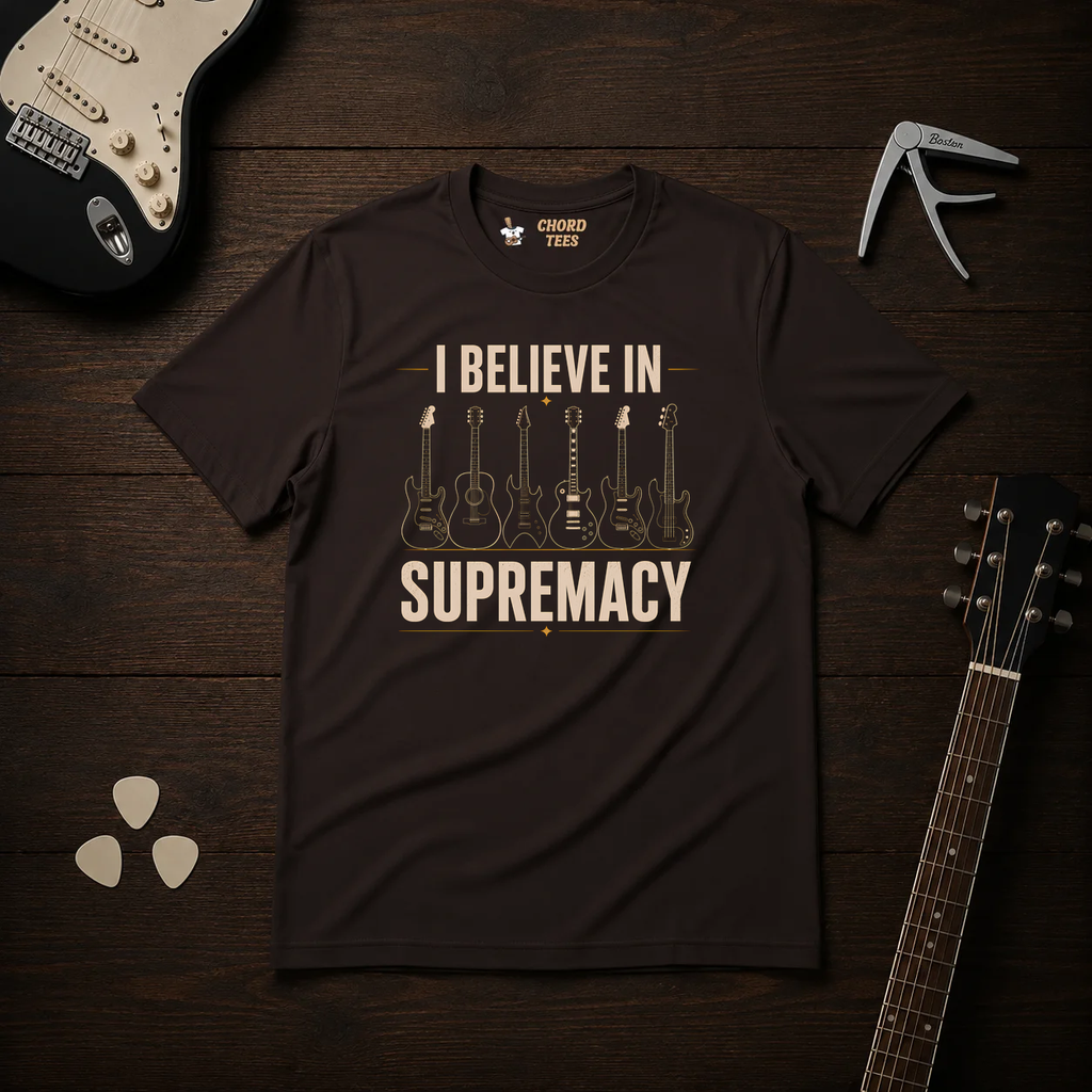 I Believe In Guitar Supremacy T-Shirt