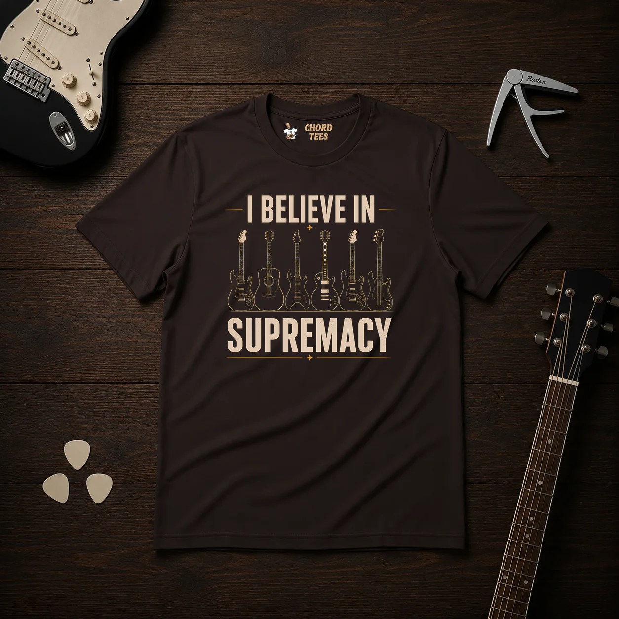 I Believe In Guitar Supremacy T-Shirt