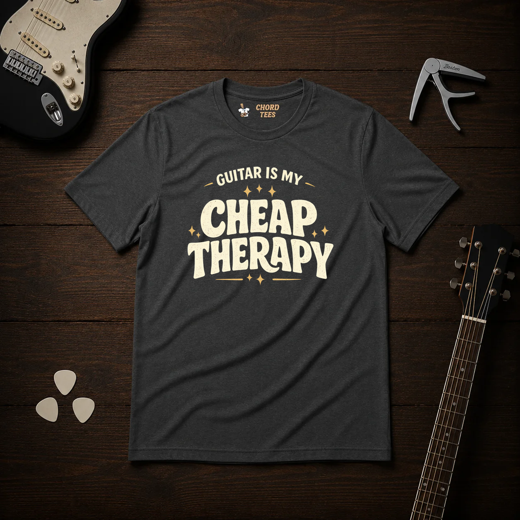 Guitar Is My Cheap Therapy T-Shirt