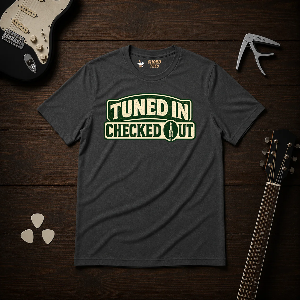 Tuned In Checked Out T-Shirt