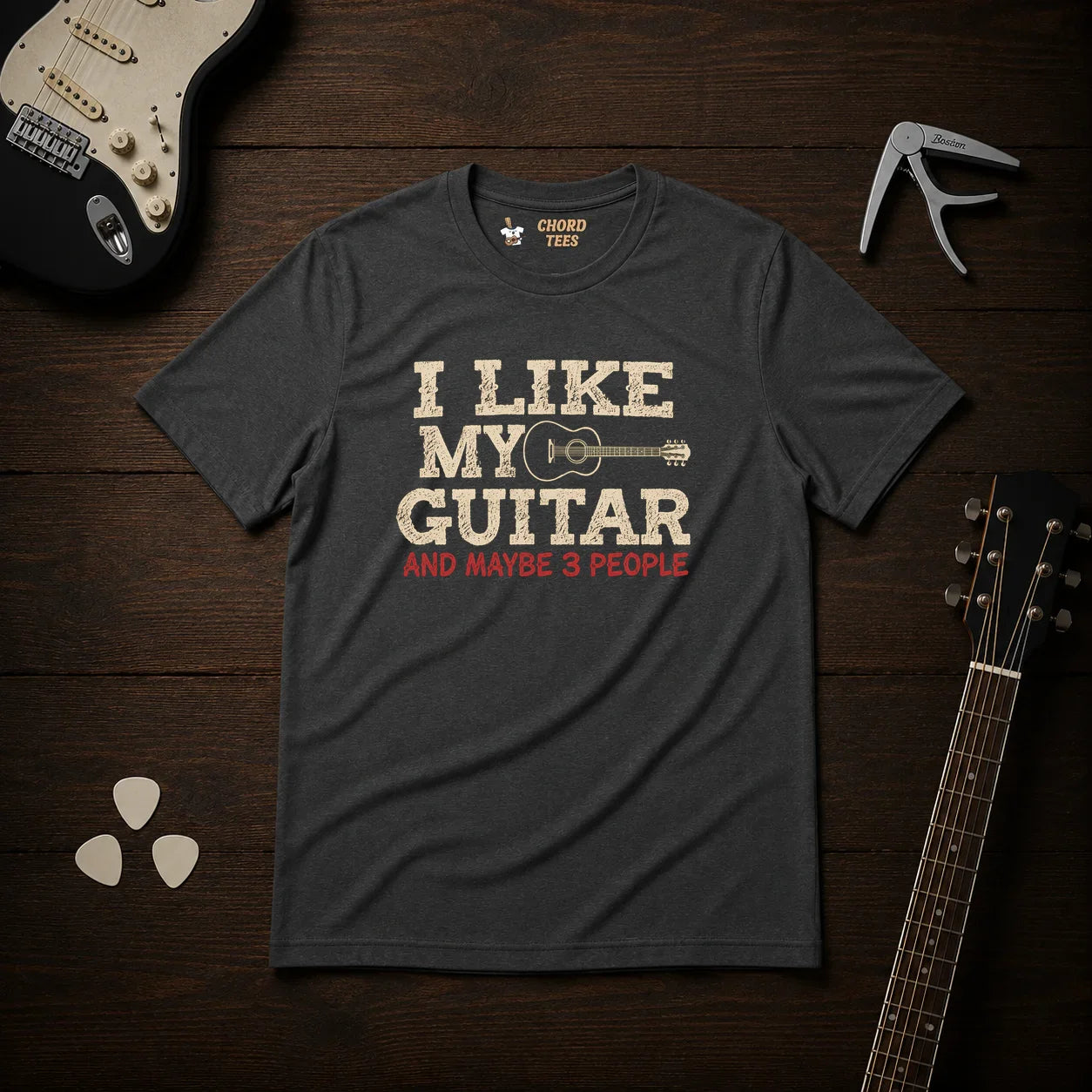 I Like My Guitar T-Shirt
