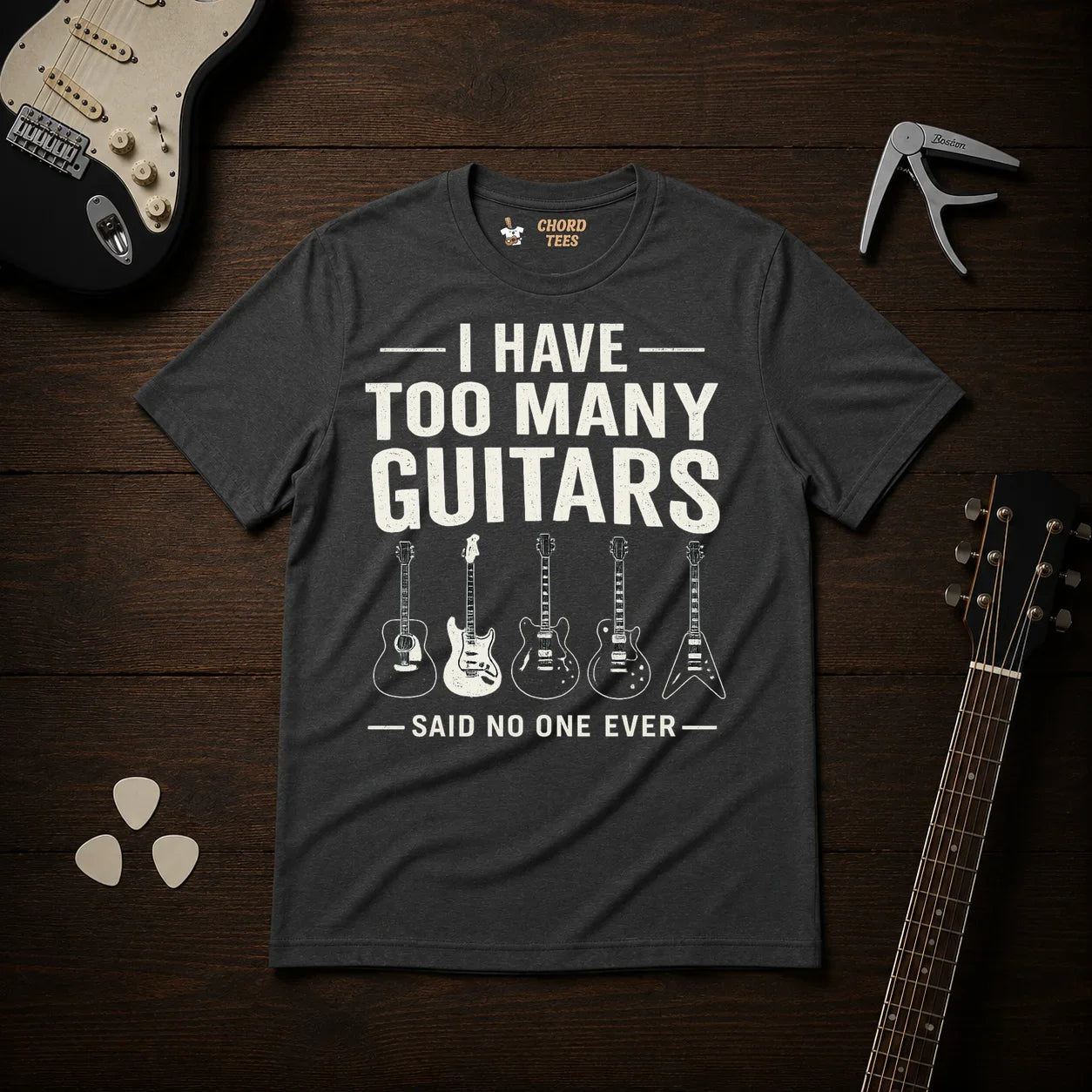 I Have Too Many Guitars T-Shirt