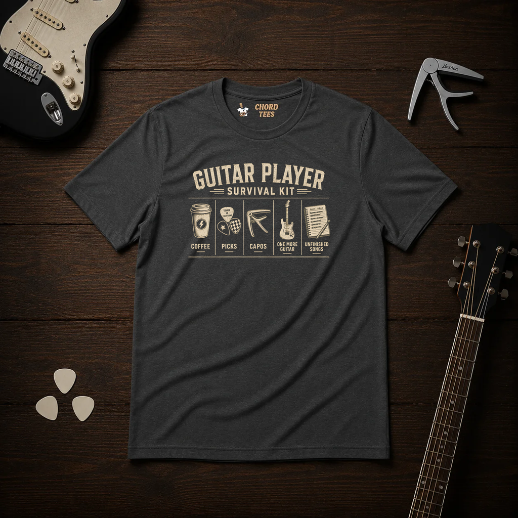 Guitar Player Survival Kit T-Shirt