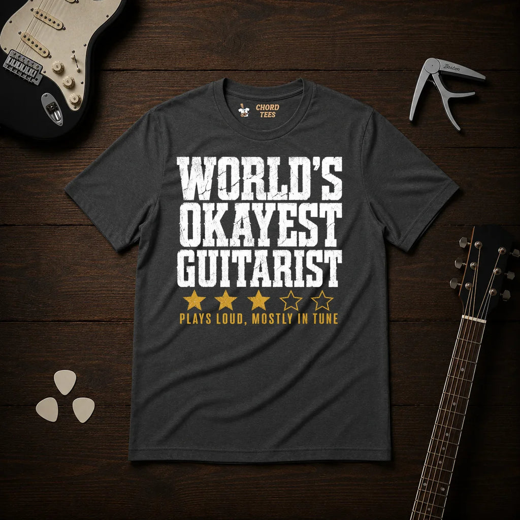 World's Okayest Guitarist T-Shirt