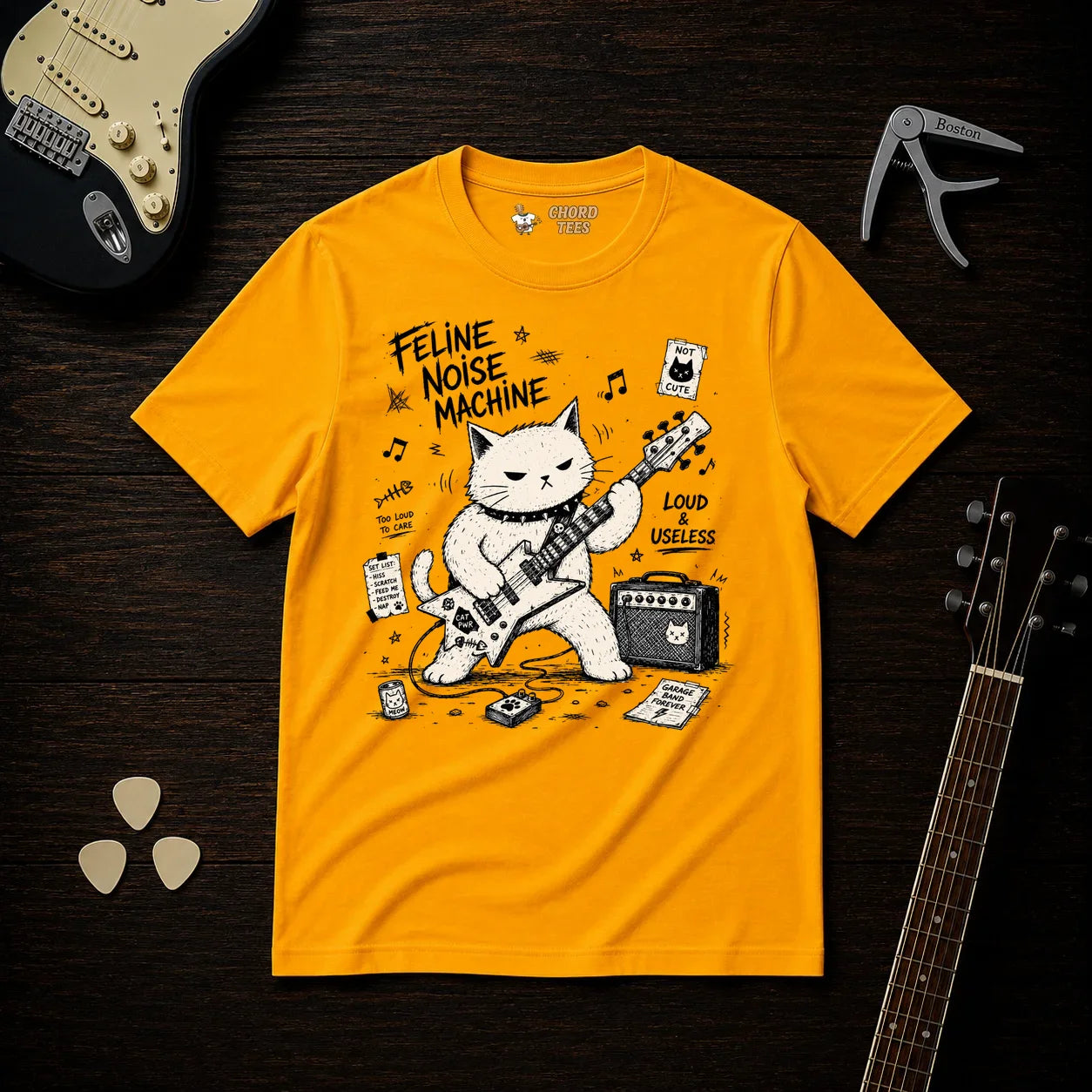 Feline Noise Machine T-Shirt