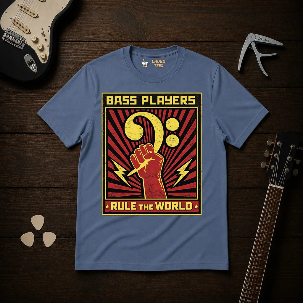Bass Players Rule The World T-Shirt