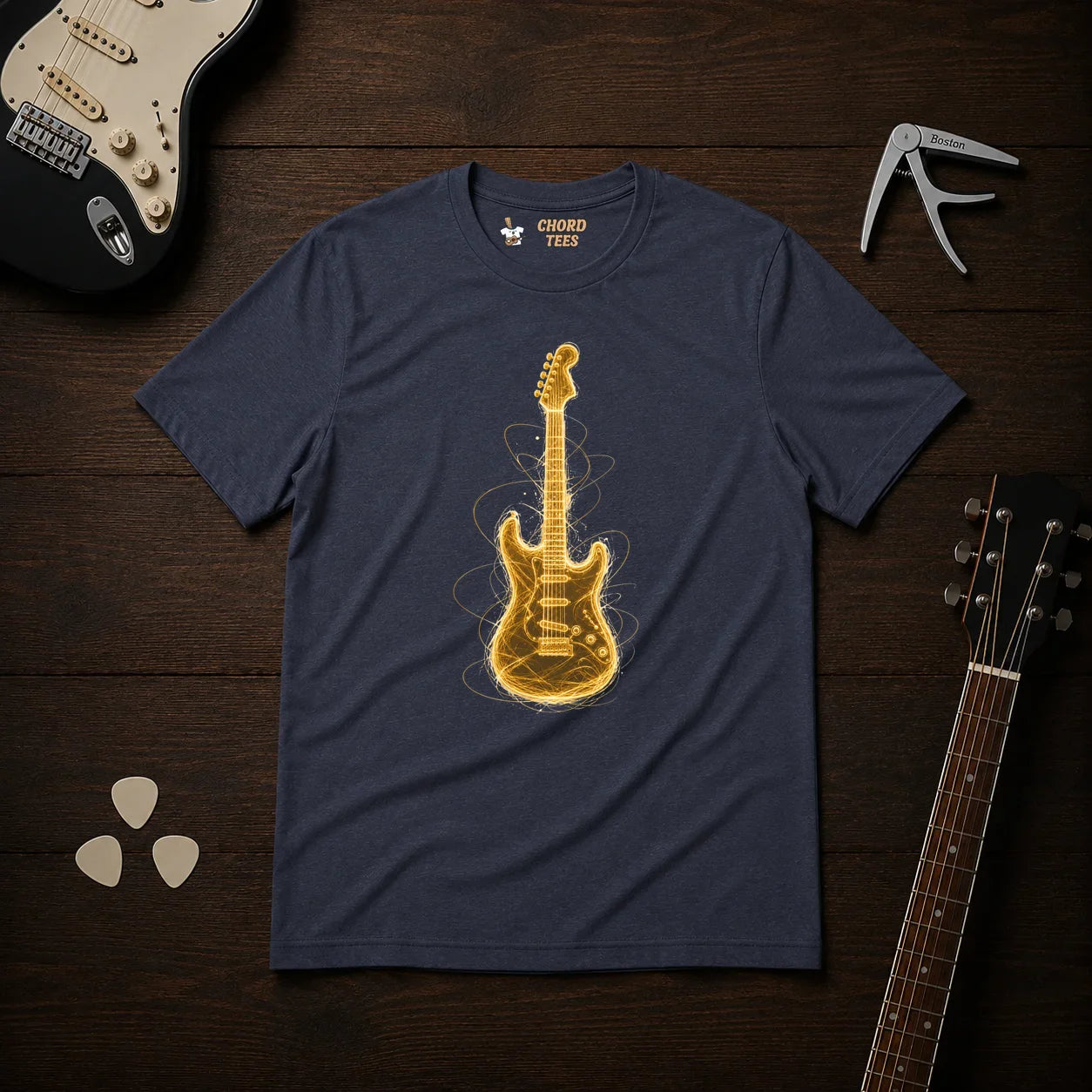 Golden Guitar T-Shirt