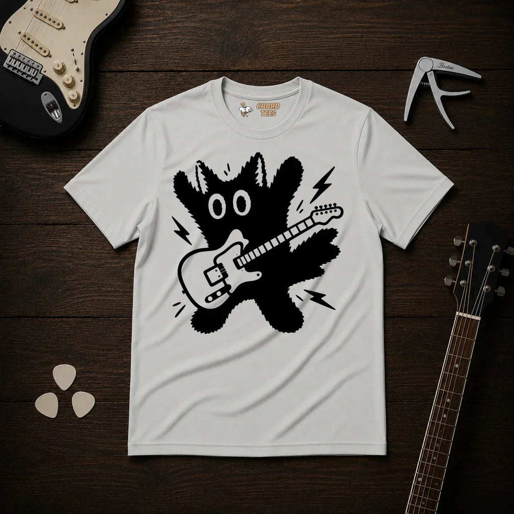 Cat Guitarist T-Shirt