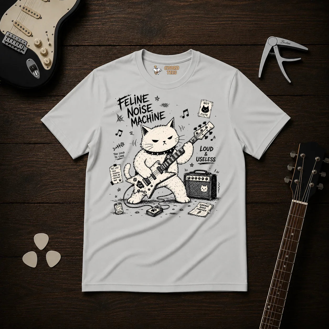 Feline Noise Machine T-Shirt