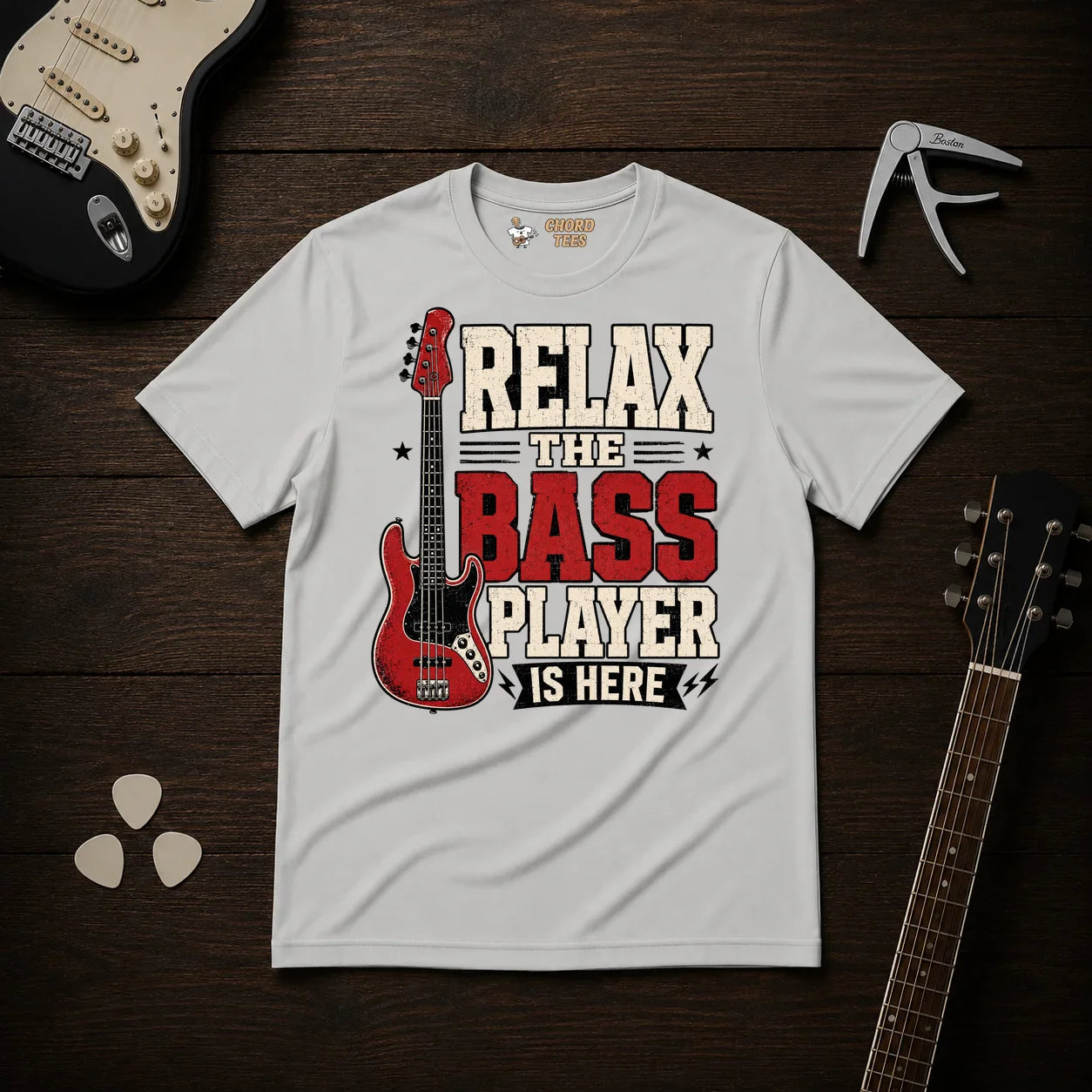Relax The Bass Player Is Here T-Shirt