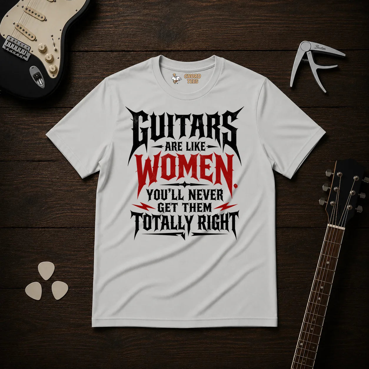 Guitars Are Like Women T-Shirt