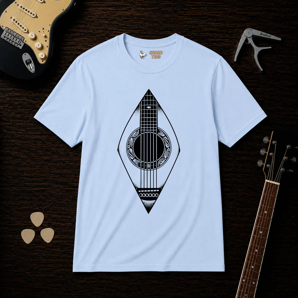 Guitar Diamond Shaped T-Shirt